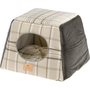 Ferplast Edinburg котешка къща кафява 44 x 44 см
