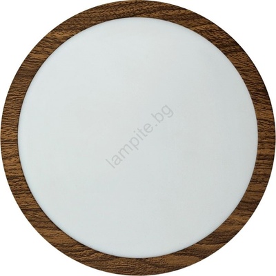 Baterie Centrum Led Плафониера ring led/18w/230v 4200k Ø 21 см кафяв (bc0614)