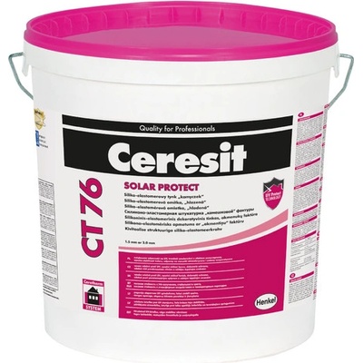 Ceresit CT 76 Siliko-elastomérová omietka, 1,5mm - báza biela hladená