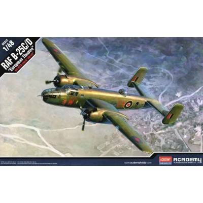 Academy B 25C/D RAF European Theatre Limited Edition 1:48