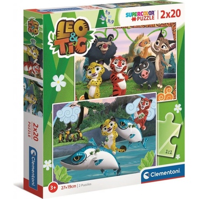Clementoni Leo a Tig 2x20 dielov