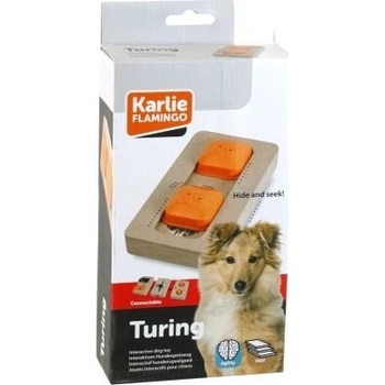 Karlie-Flamingo Interaktivní dřevěná hračka TURING 22 x 12 cm