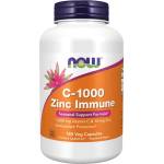 NOW NOW C-1000 Zinc Immune, 180 Veg Capsules - fitnesdobavki - 41,05 лв