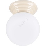 Sollux SL. 1897 - Плафон за баня ZORI 1xG9/8W/230V Ø 12 см IP44 бежов (SLX1578)
