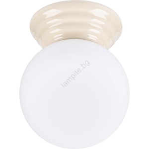 Sollux SL. 1897 - Плафон за баня ZORI 1xG9/8W/230V Ø 12 см IP44 бежов (SLX1578)