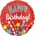 Amscan Балон от фолио Happy Birthday - червен