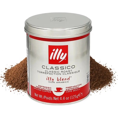 Illy Espresso Classico medium Roast mletá 125 g