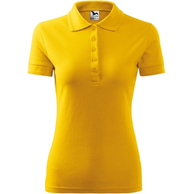 MALFINI Malfini pique polo 210 / Дамска поло риза - жълта xxl (2100417)