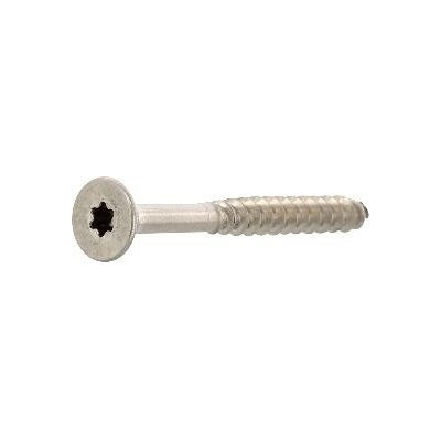 Vrut do dřevotřísky zápustná hlava částečný závit 6.0x 60 Torx 25 nerez A2 (100 ks)