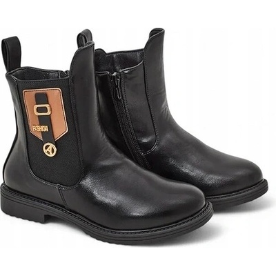 Royalfashion kotníkové boty dětské eko kůže