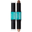 NYX Professional Makeup Wonder Stick Dual Face Lift obojstranná kontúrovacia tyčinka 04 Medium 2 x 4 g