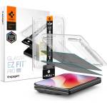 Spigen Стъклен протектор Spigen (2 бр. ) Glas. tR EZ-FIT Pro HD (AGL12015) - iPhone Duo - Поверителен / Privacy