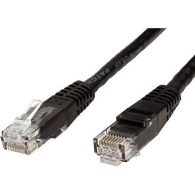 Roline Пач кабел Roline 21.99. 1535, UTP, cat. 6, 1m, черен (21.99.1535)