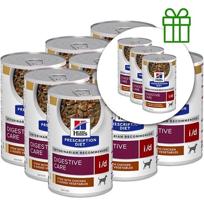 Hill's Hill s Prescription Diet i/d Stew Грижа за храносмилането консерви за кучета 354 г, 9+3 БЕЗПЛАТНО