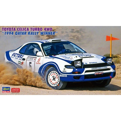 Hasegawa Toyota Celica Turbo 4WD 1994 Qatar Rally 1:24
