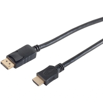 S-Conn DisplayPort > HDMI (ST-ST) 4K 30Hz 3m Black (77493-2) (77493-2) (77493-2)