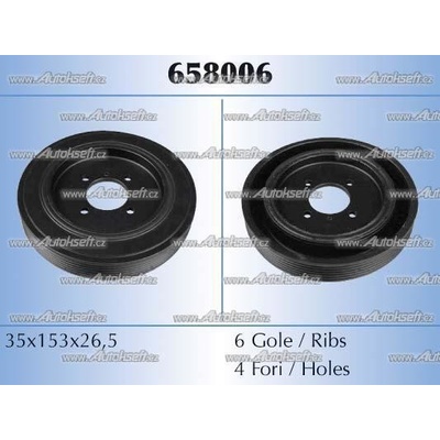 Starline řemenice klikové hřídele RS 658006