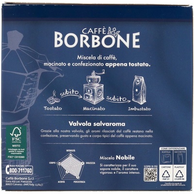 Borbone caffé mletá 2 x 250 g