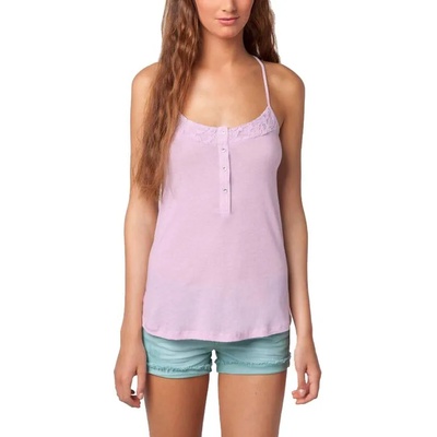 Bershka Lace Detail Top Pink