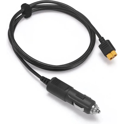 EcoFlow Car Charging Cable XT60 100cm - кабел за зареждане на EcoFlow електроцентрали от запалката на автомобил (черен) (bulk)