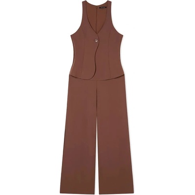 Armani exchange XW001941_AF21529 sleeveless romper - Brown (Earth)