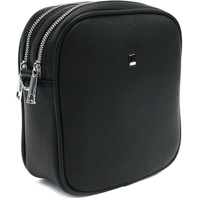 Čierna trendy crossbody dámska kabelka Madie