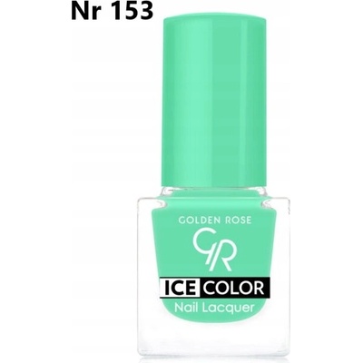 Golden Rose Ice Color Nail Lacquer lak na nechty mini 153 6 ml