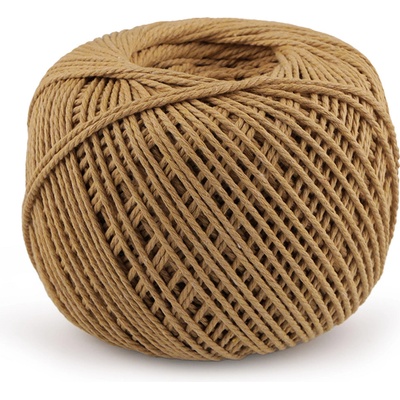 Bavlněná příze macrame Ø2 mm rozčesávací Varianta: 3 béžová, Balení: 1 ks
