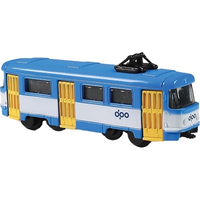 Rappa Метална играчка Rappa - Трамвай, 8.5 cm (206595)