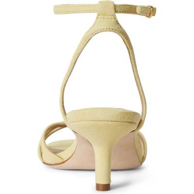 Lauren Ralph Lauren сандали с нисък ток от велур Kendyl Kttn (802P06395003.700)