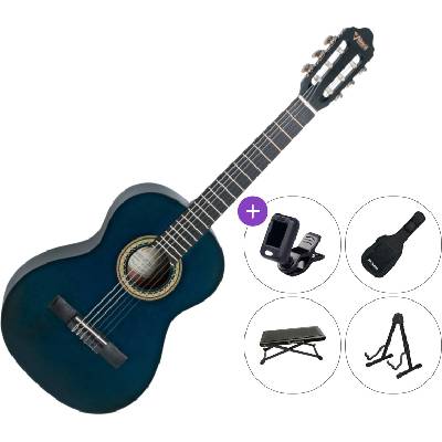 Valencia VC203 SET Transparent Blue Класическа китара с размер 3/4