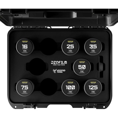 DZOFILM Vespid Prime 7 Lens Kit 16 mm T2,8 + 25 / 35 / 50 / 75 / 100 / 125 mm T2,1