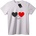 NOONEBRAND Тениска Сърдечна връзка - 3XL, Black