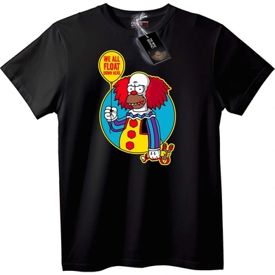 NOONEBRAND Тениска Pennywise: Всички Плуваме Долу - L, Black