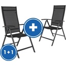 Rauman Zahradní židle Conrado 1 + 1 , černá