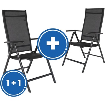 Rauman Zahradní židle Conrado 1 + 1 , černá
