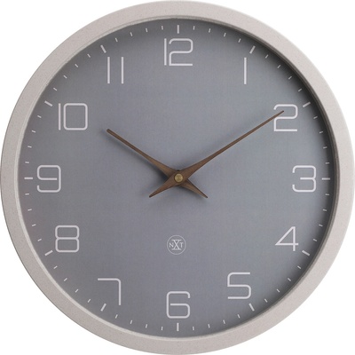 NeXtime Стенен часовник Eco бежово-сив (7373BE)