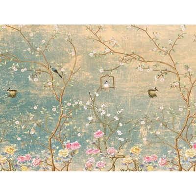 AG design FTNS-1286 vliesová fototapeta Vintage Garden rozměry 360 x 270 cm
