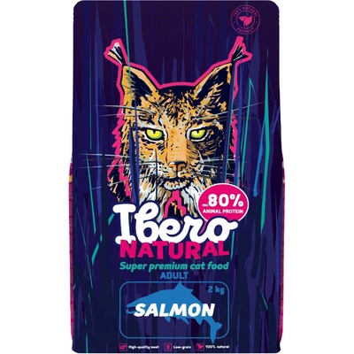 Ibero Natural Cat Adult Salmon 2 kg