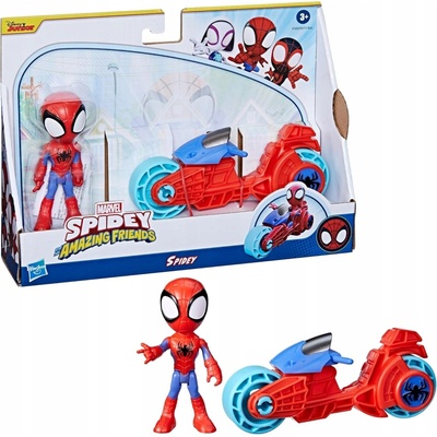 Hasbro Marvel Spidey a jeho přátelé Spidey s motorkou