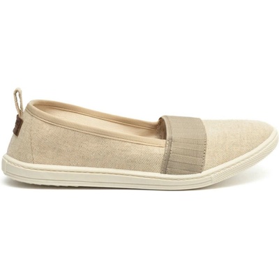 Oldcom Dámske ľanové slip on OLIVIA LEN béžová