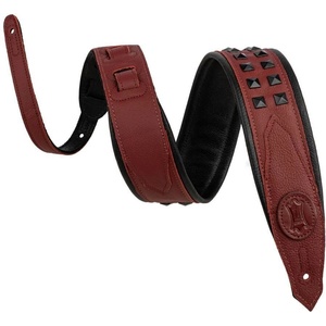 Levy's Rebel Leather Oxblood/Black Каишка за китара (M80GRPDX-BRG)