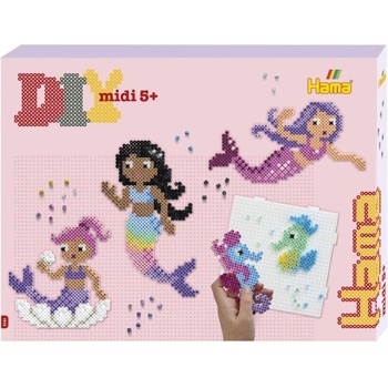 Hama Midi Gift Box Mermaids, New 2025 (383161)