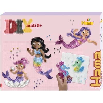 Hama Midi Gift Box Mermaids, New 2025 (383161)