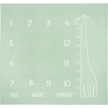 Sensillo Муселинова фотоподложка Sensillo - Giraffe, Mint, 120 x 120 cm (SILLO-8750)