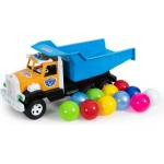 Bamsic ДЕТСКИ КАМИОН 52 СМ С 11 ТОПКИ 3 ЦВЯТА - armtoys