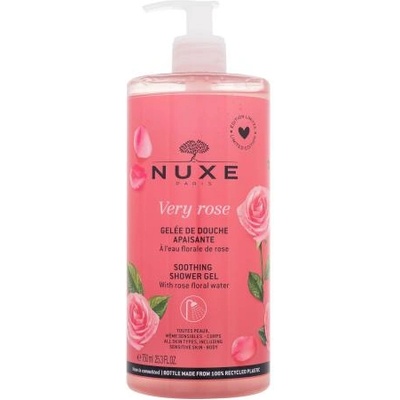 NUXE Very Rose Soothing Shower Gel успокояващ душ гел 750 ml за жени