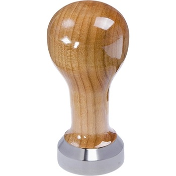 Buna Café tamper čerešňa lak, nerez mat, plochý 41 mm