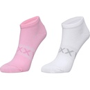 Voxx Unisex ponožky Avenar 2P ružová biela