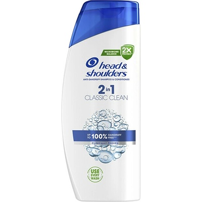 Head & Shoulders Šampon a kondicionér 2v1 Classic Clean 625 ml